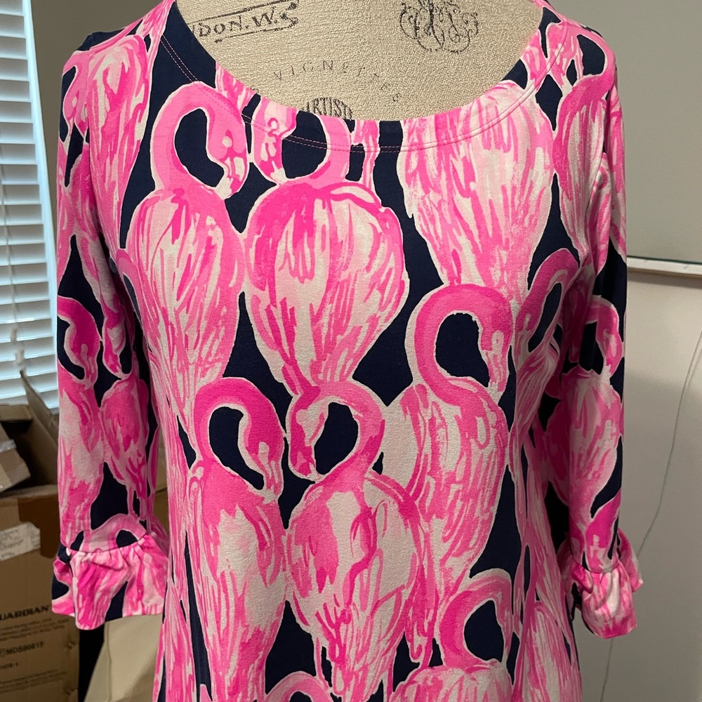 LILLY PULITZER Flamingo dress